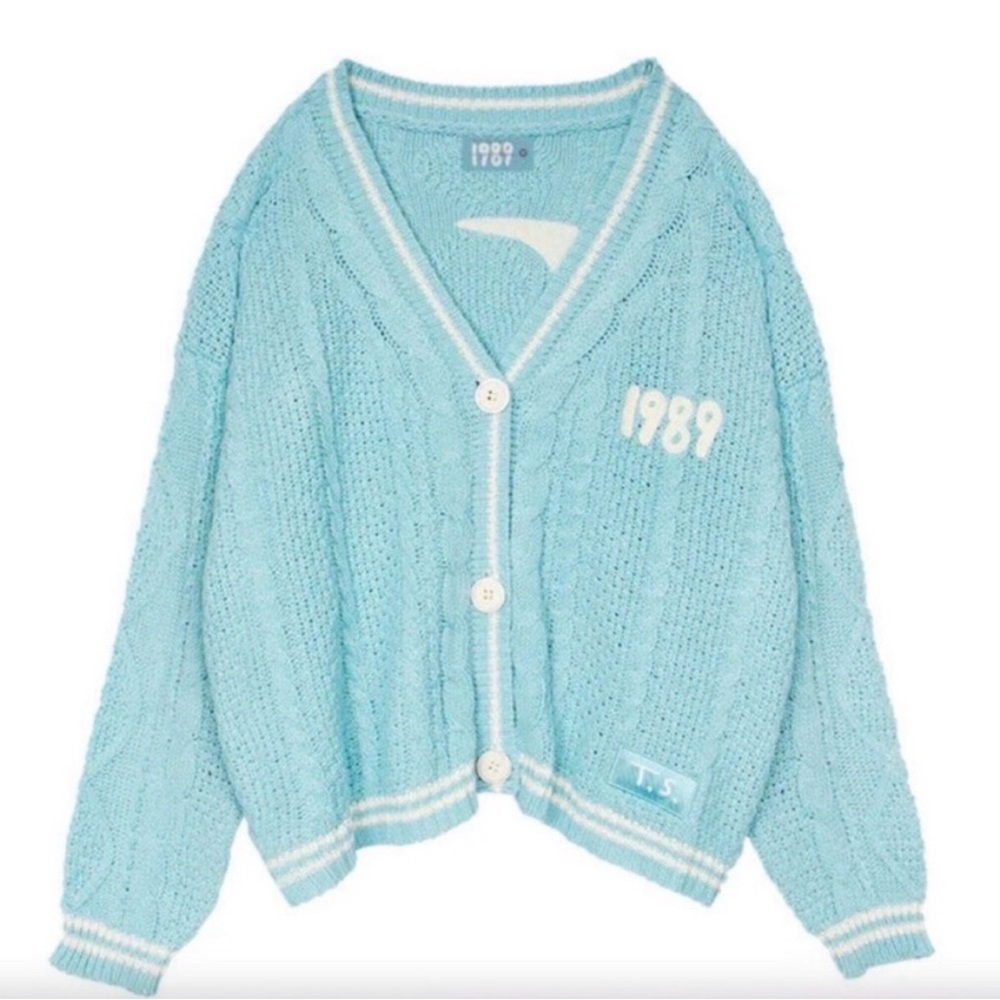 NWOT Official Taylor Swift 1989 Cardigan M/L